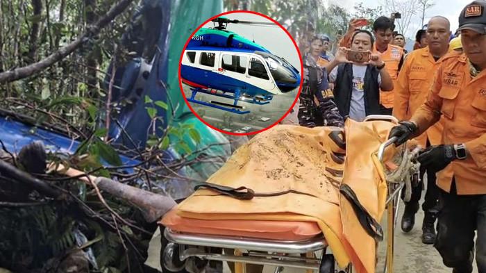Helikopter PK-RGH Jatuh, Tiga Korban Sudah Teridentifikasi! Ini Nama 8 Penumpang
