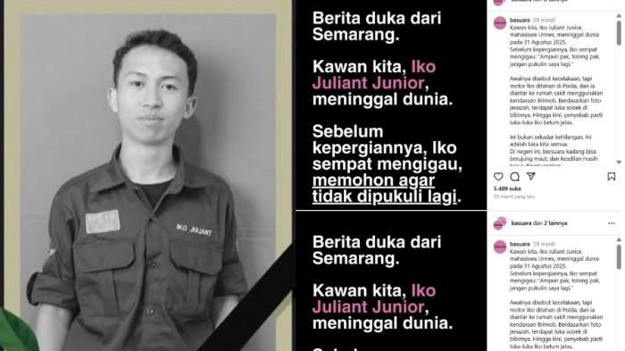 Mahasiswa Unnes Iko Juliant Meninggal Secara Misterius, Tim Advokasi Diintai 6 Orang Tak Dikenal