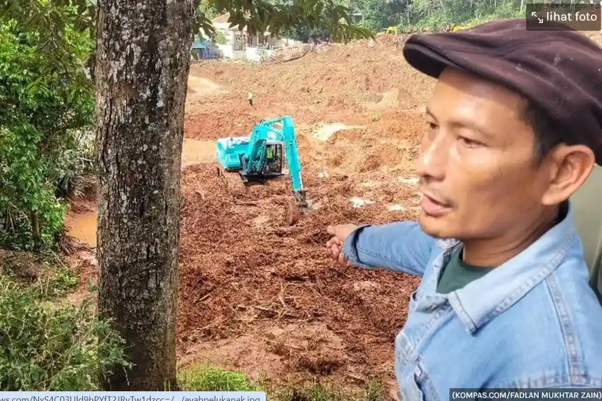 Aksi Heroik Terakhir Dani Setiawan: Ditemukan Meninggal Memeluk Erat 2 Anaknya Korban Longsor